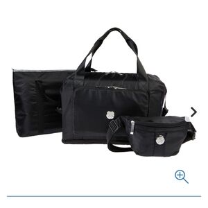 Joy Mangano CleanBoss Expandable Pop Tote with Belt Bag & New Cooler Bag